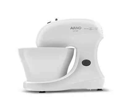 Batedeira Arno Chef 400W 2 batedores multifuncionais 5 Litros Branca SM00