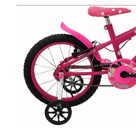 BICICLETA ARO 16 FEMININA FADINHA PINK