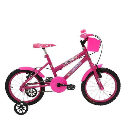 BICICLETA ARO 16 FEMININA FADINHA PINK