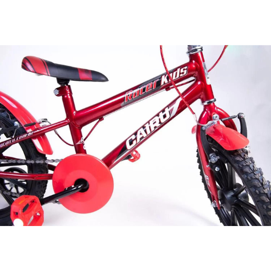 BICICLETA ARO 16 MASCULINO RACER KIDS VERMELHO