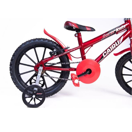 BICICLETA ARO 16 MASCULINO RACER KIDS VERMELHO