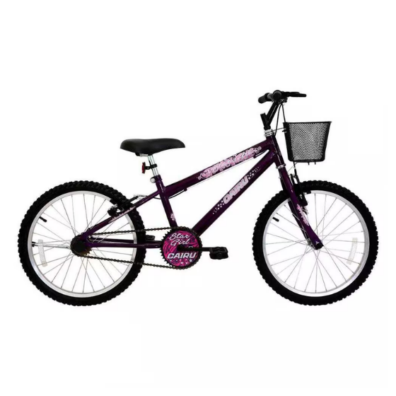 BICICLETA ARO 20 MTB STAR GIRL VIOLETA