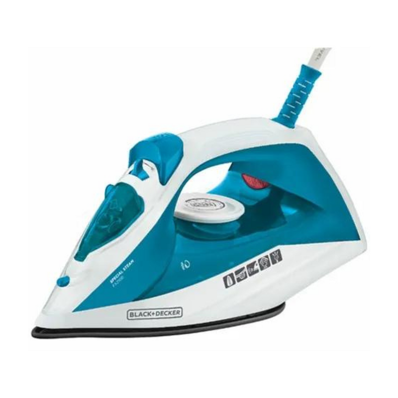 FERRO VAPOR BASE ANTIADERENTE BLACK E DECKER AZUL 127V