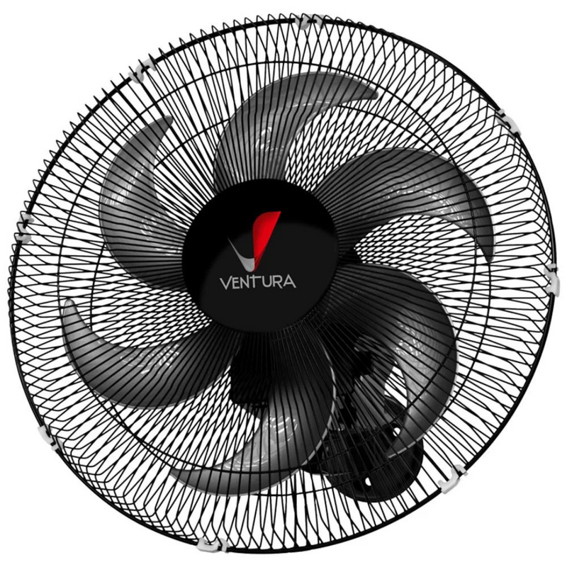 Ventilador De Parede Venti-Delta Preto Ventura 50cm Bivolt