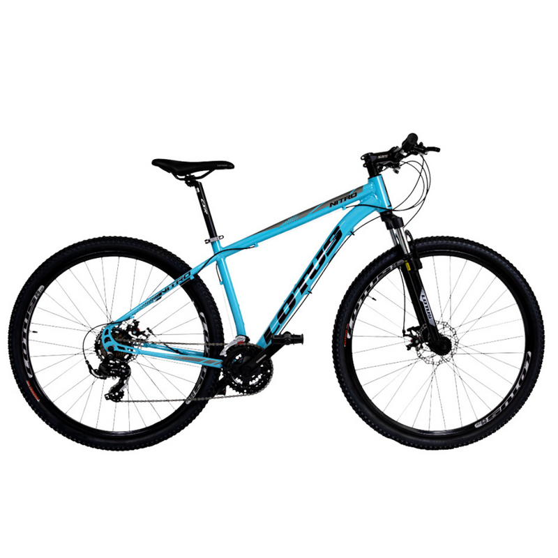 Bicicleta Aro 29 Cairu Lotus Nitro 21 Marchas Freio A Disco Quadro 17.5 Mtb - Azul / Preto