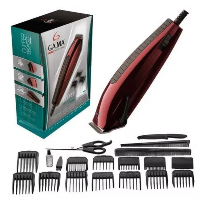 Cortador De Cabelo Gama Profissional Magnético 21 Ac + Capa