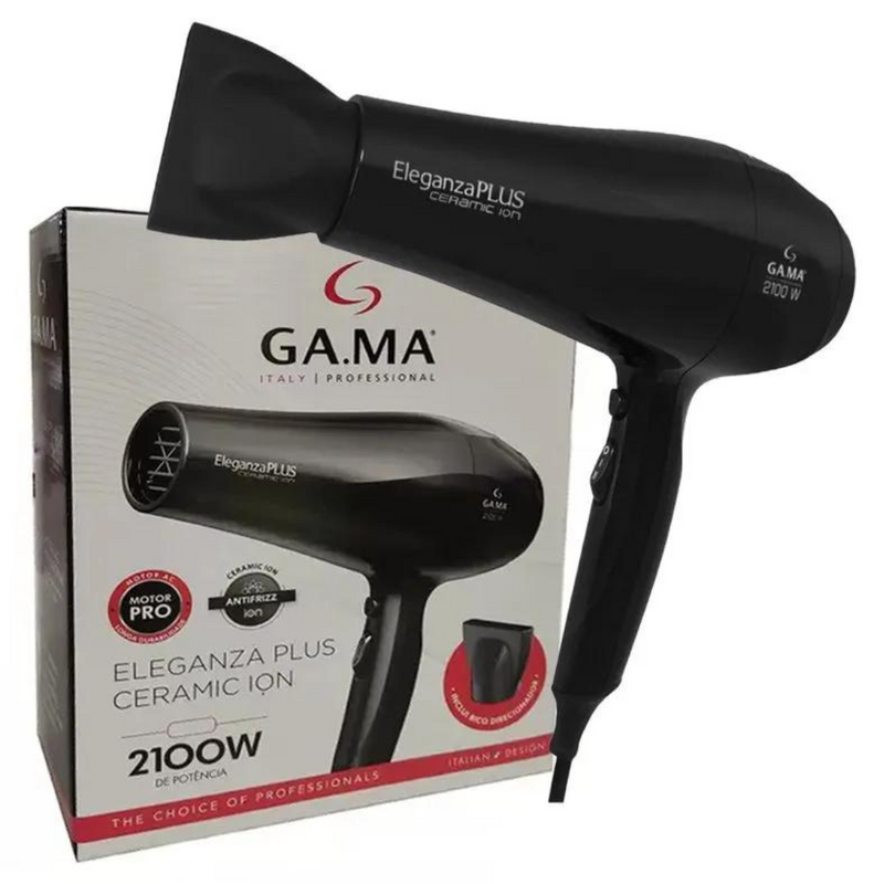 Secador Gama Eleganza Plus Ceramic Íon 2100W 127V