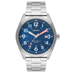 RELÓGIO ORIENT INOX AZUL MBSS1396 D2SX