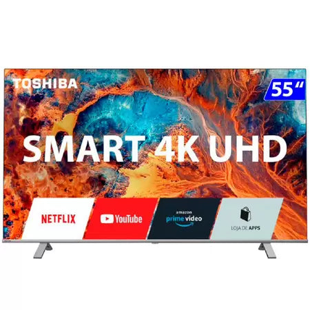 TV 55P TOSHIBA 4K LED SMART VIDAA WIFI TB011M